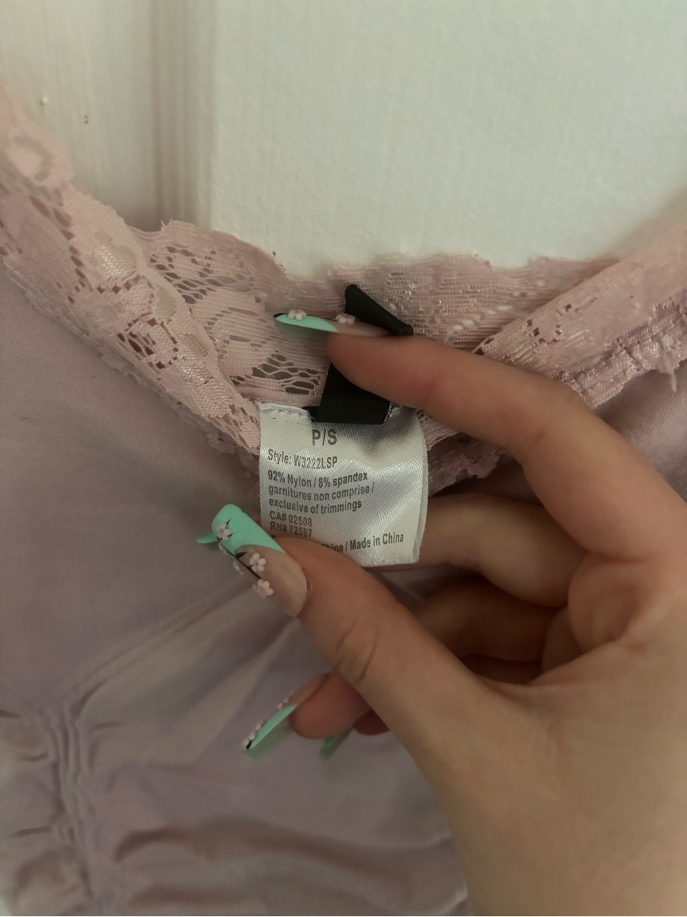 Mariposa Lace-Trim Shaping Camisole in Light Pink - Picture 4 of 4